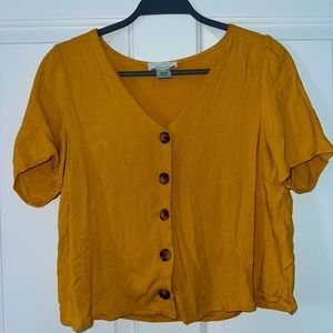 Yellow/Mustard Blouse- Size L
